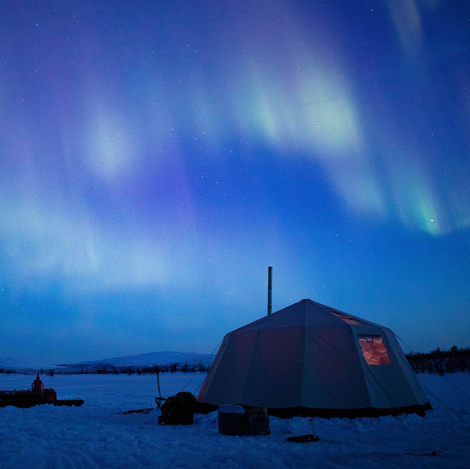 Northern Lights Expedition Kiruna, Swedish Lapland