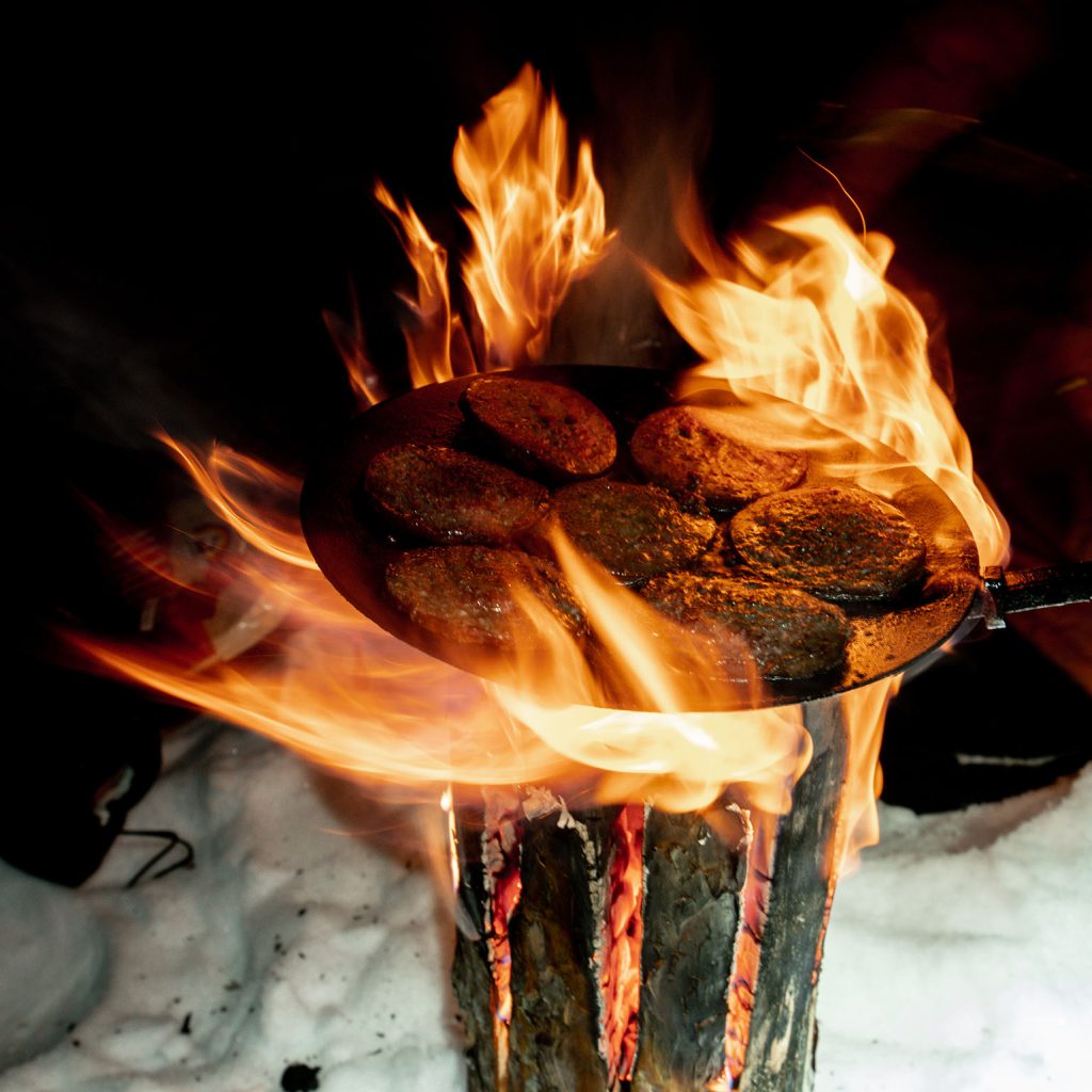 Food on fire